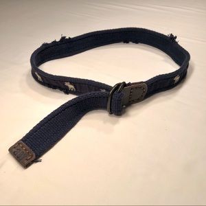 Abercrombie | Embroidered Web Belt